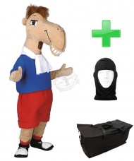 Kostüm Kamel 2 + Tasche "Star" + Hygiene Maske (Hochwertig)