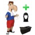 Kostüm Kamel 3 + Tasche "Star" + Hygiene Maske (Hochwertig)