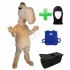 Kostüm Kamel 4 + Kühlweste "Blue M24" + Tasche "Star" + Hygiene Maske (Hochwertig)