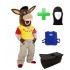 Kostüm Esel 4 + Kühlweste "Blue M24" + Tasche "Star" + Hygiene Maske (Hochwertig)