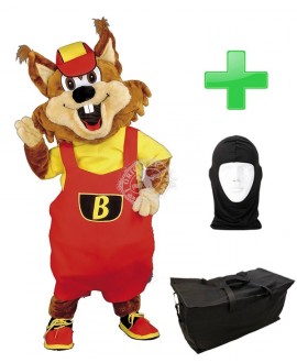Kostüm Hamster / Biber 7 + Tasche "Star" + Hygiene Maske (Hochwertig)