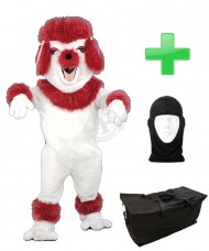 Kostüm Hund 26 + Tasche "Star" + Hygiene Maske (Hochwertig)