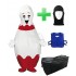Kostüm Bowling Pin + Tasche "XL" + Hygiene Maske (Hochwertig)