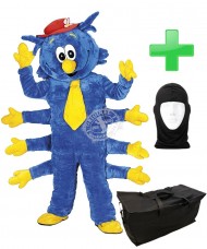 Kostüm Tausendfüßler + Tasche "Star" + Hygiene Maske (Hochwertig)