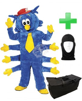 Kostüm Tausendfüßler + Tasche "Star" + Hygiene Maske (Hochwertig)