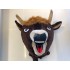 Kostüm Büffel / Stier 5 + Kühlweste "Blue M24" + Tasche "Star" + Hygiene Maske (Hochwertig)
