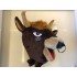 Kostüm Büffel / Stier 5 + Kühlweste "Blue M24" + Tasche "Star" + Hygiene Maske (Hochwertig)