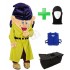 Kostüm Zwerg 3 + Kühlweste "Blue M24" + Tasche "L" + Hygiene Maske (Einfach)