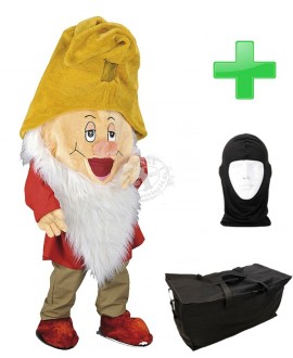 Kostüm Zwerg 4 + Tasche "L" + Hygiene Maske (Einfach)