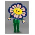 Kostüm Blume Violett Maskottchen (Hochwertig)