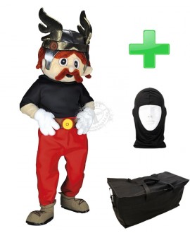 Person Wikinger + Tasche "Star" + Hygiene Maske (Hochwertig)