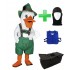 Kostüm Ente 3 + Kühlweste "Blue M24" + Tasche "Star" + Hygiene Maske (Hochwertig)