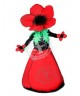 Maskottchen Blume rot1