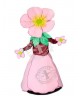 Maskottchen Blume rosa2