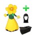 Kostüm Blume Gelb 3 + Tasche "Star" + Hygiene Maske (Hochwertig)