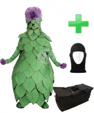 Kostüm Kaktus + Tasche "Star" + Hygiene Maske (Hochwertig)