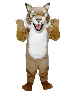 Kostüm Wildkatze / Tiger Maskottchen 3 (Werbefigur)