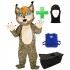 Maskottchen Luchs 7 + Kühlweste "Blue M24" + Tasche "Star" + Hygiene Maske (Hochwertig)
