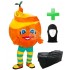 Kostüm Orangen + Tasche "XL" + Hygiene Maske (Hochwertig)