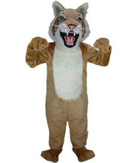 Kostüm Luchs / Rotluchs Maskottchen 3 (Werbefigur)