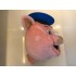 Maskottchen Schwein 10 + Kühlweste "Blue M24" + Tasche "Star" + Hygiene Maske (Hochwertig)