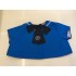 Maskottchen Schwein 10 + Kühlweste "Blue M24" + Tasche "Star" + Hygiene Maske (Hochwertig)