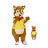 Maskottchen Eichhörnchen / Biber (Walking Act Kostüm Lauffigur)