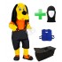 Maskottchen Hund 28 + Kühlweste "Blue M24" + Tasche "Star" + Hygiene Maske (Hochwertig)