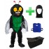 Kostüm Fliege + Kühlweste "Blue M24" + Tasche "Star" + Hygiene Maske (Hochwertig)