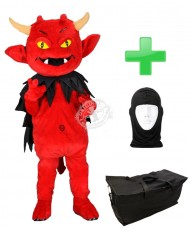 Kostüm Teufel 6 + Tasche "Star" + Hygiene Maske (Hochwertig)