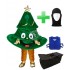 Kostüm Weihnachtsbaum 1 + Kühlweste "Blue M24" + Tasche "Star" + Hygiene Maske (Hochwertig)