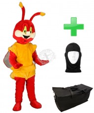 Kostüm Käfer / Biene 4 + Tasche "Star" + Hygiene Maske (Hochwertig)
