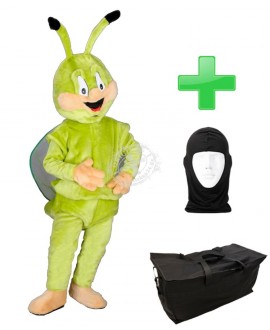 Kostüm Käfer / Biene 5 + Tasche "Star" + Hygiene Maske (Hochwertig)