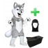 Kostüm Husky + Tasche "Star" + Hygiene Maske (Hochwertig)