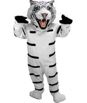 Kostüm Schneetiger Maskottchen 1 (Werbefigur)