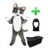 Kostüm Katze 17 + Tasche "Star" + Hygiene Maske (Hochwertig)