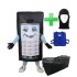 Kostüm Handy Telefon + Kühlweste "Blue M24" + Tasche "XL" + Hygiene Maske (Hochwertig)