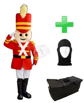 Kostüm Soldat / Leibgarde 7 + Tasche "Star" + Hygiene Maske (Hochwertig)