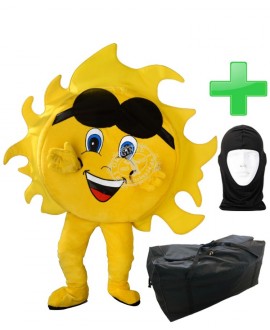 Kostüm Sonne + Tasche "XL" + Hygiene Maske (Hochwertig)
