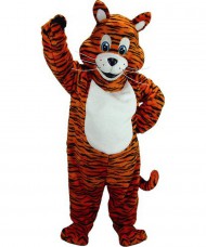 Maskottchen Tiger Kostüm 4 (Werbefigur)