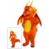 Kostüm Drache Maskottchen 13 (Hochwertig)