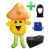 Kostüm Pilz / Champignon 1 + Tasche "XL" + Hygiene Maske (Hochwertig)