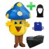 Kostüm Pilz / Champignon 2 + Tasche "XL" + Hygiene Maske (Hochwertig)