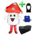 Kostüm Pilz / Champignon 4 + Tasche "XL" + Hygiene Maske (Hochwertig)