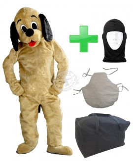 Kostüm Hund 33 + Kissen + Tasche "L" + Hygiene Maske (Promotion)