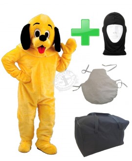 Kostüm Hund 32 + Kissen + Tasche "L" + Hygiene Maske (Promotion)
