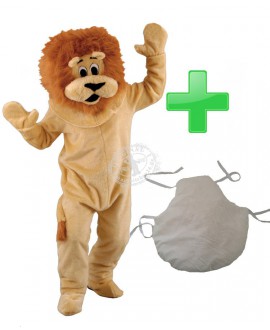 Kostüm Löwe Maskottchen 19 + Kissen (Promotion)