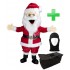 Kostüm Weihnachtsmann 1 + Tasche "Star" + Hygiene Maske (Hochwertig)