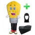 Kostüm Glühbirne / Lampe Maskottchen (Hochwertig)