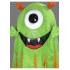 Kostüm Alien / Monster "Grüner Hugo" Maskottchen (Hochwertig)